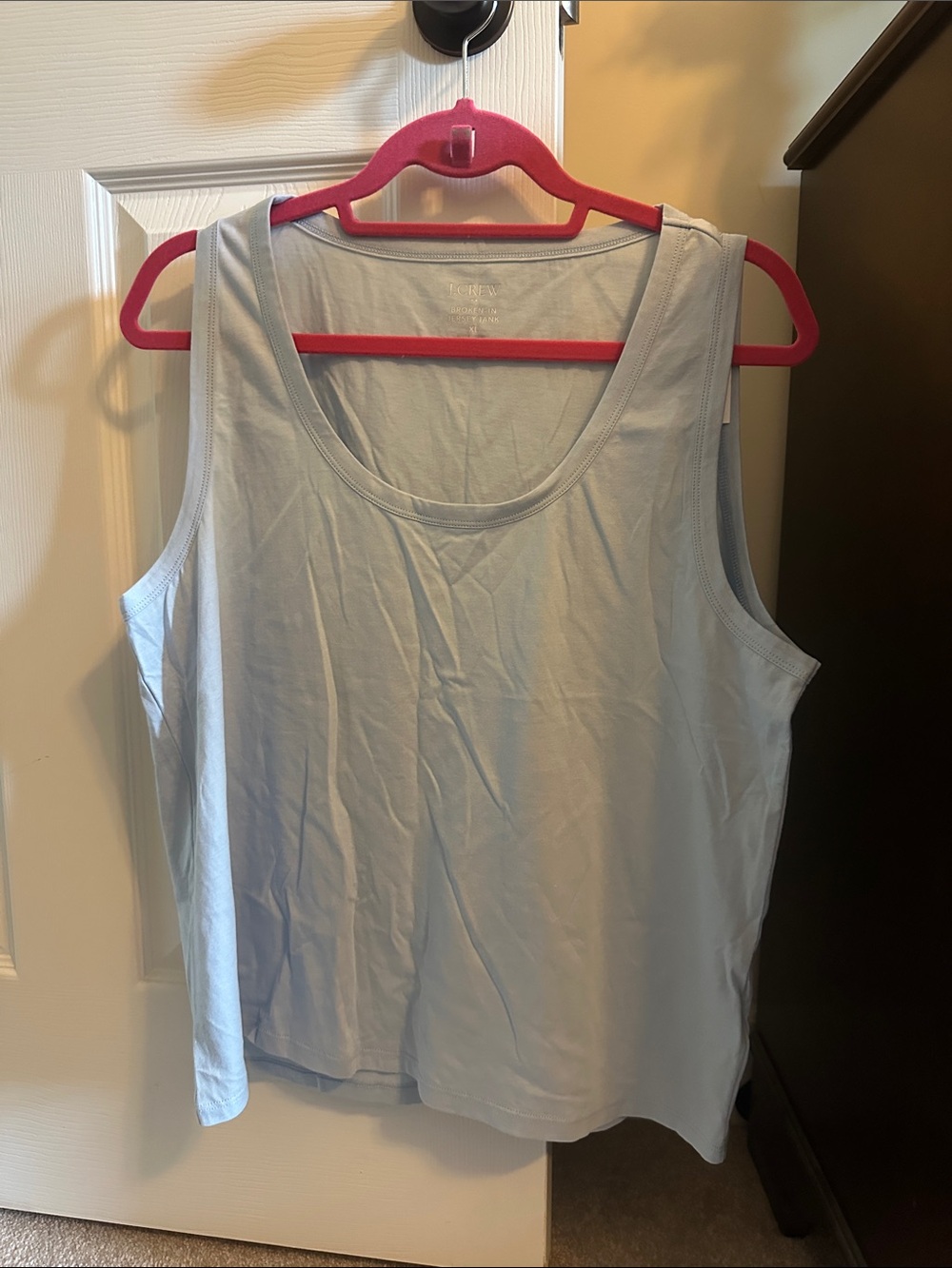 J. Crew Light Blue Scoop Neck Tank